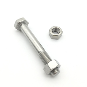 Vis à tête hexagonale en acier inoxydable 304 <span class=keywords><strong>SS</strong></span> 316 A4 <span class=keywords><strong>A2</strong></span> DIN 933 DIN 931 - Product Image 4