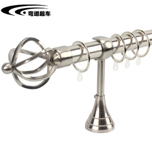 Home Decoration Windows Pole Wholesale Copper Ss Anti-brass Metal <strong>Curtains</strong> Pipe Luxury Window Accessories <strong>Double</strong> <strong>Curtain</strong> <strong>Rod</strong> - Product Image 2