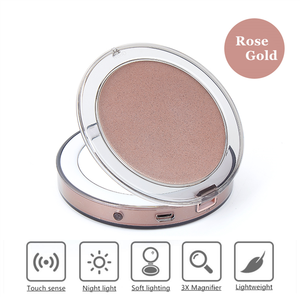 Gương Bỏ Túi Cầm Tay Với Đèn <span class=keywords><strong>Led</strong></span> Với 12 Đèn <span class=keywords><strong>LED</strong></span> Sáng Gương Bỏ Túi Nhỏ Bán Buôn - Product Image 6