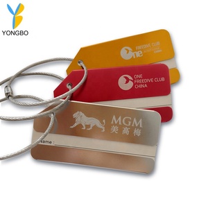 <span class=keywords><strong>Étiquette</strong></span>s <span class=keywords><strong>de</strong></span> bagage en métal aluminium personnalisables professionnelles pour le <span class=keywords><strong>voyage</strong></span> - Product Image 2