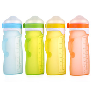 Morbido spremere bpa libero del sacchetto riutilizzabile del bambino del silicone - Product Image 5