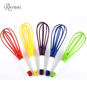 Raybin – <span class=keywords><strong>fouet</strong></span> à œufs de <span class=keywords><strong>cuisine</strong></span> en <span class=keywords><strong>silicone</strong></span> sans BPA, plat à 4 fils, nouveau design - Product Image 2