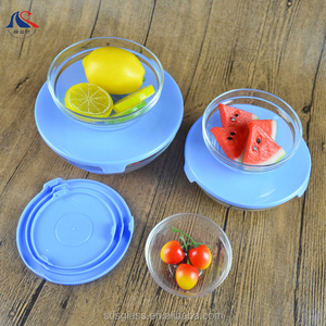Juego <span class=keywords><strong>de</strong></span> 5 Recipientes <span class=keywords><strong>de</strong></span> Vidrio para Almacenamiento <span class=keywords><strong>de</strong></span> Cocina, Aptos para Horno, Lonchera con Tapa <span class=keywords><strong>de</strong></span> Plástico para Alimentos Fríos - Product Image 4