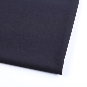 Tela de sarga fina tejida teñida lisa 100% rayón Black Air Jet Loom Jersey para camisa - Product Image 4