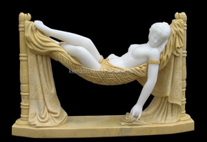 <strong>Marble</strong> Nude Man and Woman <strong>Statue</strong> - Product Image 3