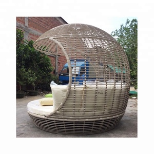 Exclusivo Mueble de Exterior, <span class=keywords><strong>Tumbona</strong></span> de Ratán para Patio, Cama de Jardín - Product Image 6