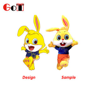 Förderung Kreative Benutzerdefinierte Berühmte Kaninchen Plüschtiere Mit Customized Logo - Product Image 1