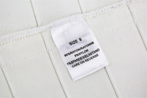 Vestito dalla fasciatura aderente delle donne bianche della manica lunga della Patchwork di modo vestito da Cocktail del partito di buona qualità - Product Image 5