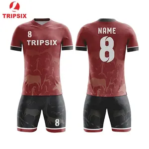 2020 New Design Put Your Name Number Maroon Player Version Soccer Jersey