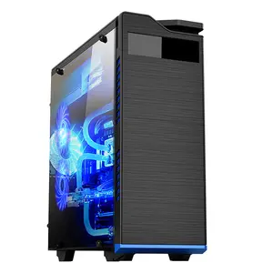 Dark Mirror Front Panel cpu Certified Gaming Computer Case with RGB fan