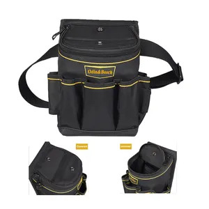 उपकरण beltbag Suppliers-OEM पुरुषों की सफाई कमर बारटेंडर उपकरण किट के लिए बेल्ट पाश्चात्य उपकरण बैग