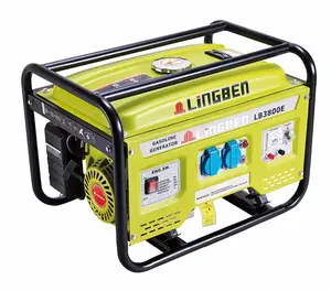 Lingben 3.3kw Petrol 40kg Portable Generators 4-stroke LB3800E