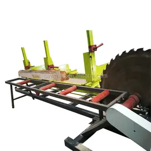 Manual Circular Sawmill With Log Carriage Portable Sawmill Wood Cutting Machine