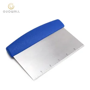 6 Inch Stainless Steel Dough Multipurpose With Measuring scale Scraper Cutter