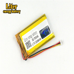 Socket 1.25-3 P 3.7 V 703545 1500 mah factory high quality lithium polymer battery rechargeable li-ion battery lipo - Product Image 3