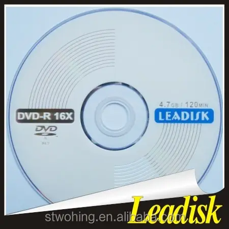 4.7 ГБ 8x пустой dvd-r/пустой dvdr/оптовая продажа dvd шаньтоу завод