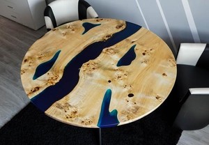 Muebles de epoxi de mesa de madera de resina epoxi claro adhesivo pegamento AB - Product Image 6