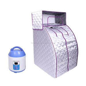 Portátil interior Personal <span class=keywords><strong>Spa</strong></span> Sauna <span class=keywords><strong>de</strong></span> vapor con ionizador <span class=keywords><strong>de</strong></span> aire <span class=keywords><strong>de</strong></span> calefacción <span class=keywords><strong>pie</strong></span> Pad y silla - Product Image 2