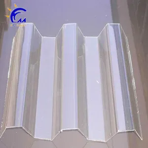透明波纹屋面板/仓库温室太阳房/玻璃纤维天窗屋顶板