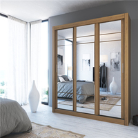 Portes miroir coulissantes de bonne qualité, 1 pièce, pour chambre à coucher