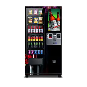 콤보 자판기 차가운 음료 와인 터치 스크린