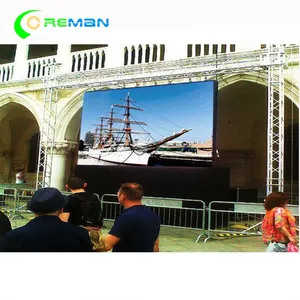 Indoor Outdoor Rental Led Display Screen P4.81 P3.91 Curved 500*500mm Die Casting Aluminum Cabinet Led Wall Video