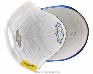 6 panels baseball custom needlepoint woven label bicycle saddle sport Pique mesh cap - Product Image 4