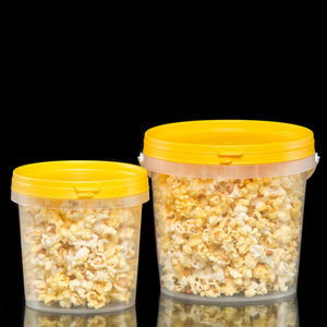 1ถึง2l แถบฉีกขาดฝาถังพลาสติกกลมสำหรับอาหาร - Product Image 2