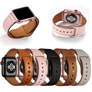 Luxe Bracelet 38mm 44mm En Cuir Véritable Bracelet de Montre pour <span class=keywords><strong>apple</strong></span> <span class=keywords><strong>Watch</strong></span> Series 1 2 3 <span class=keywords><strong>4</strong></span> - Product Image 6
