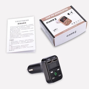 Émetteur <span class=keywords><strong>FM</strong></span> <span class=keywords><strong>Bluetooth</strong></span> pour <span class=keywords><strong>voiture</strong></span> B2, kit mains libres, adaptateur sans fil, <span class=keywords><strong>chargeur</strong></span> universel pour <span class=keywords><strong>voiture</strong></span> - Product Image 3
