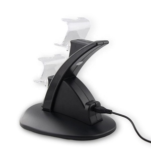 Usb <span class=keywords><strong>Dual</strong></span> Gamepad sạc điều khiển trò chơi điều khiển cung cấp điện Trạm Sạc đứng <span class=keywords><strong>dock</strong></span> cho <span class=keywords><strong>PS4</strong></span> tàu nhanh - Product Image 2