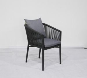 Moderna corda rustica all'aperto Set <span class=keywords><strong>da</strong></span> pranzo durevole e confortevole <span class=keywords><strong>giardino</strong></span> <span class=keywords><strong>tavoli</strong></span> e sedie per cortile mobili <span class=keywords><strong>da</strong></span> <span class=keywords><strong>giardino</strong></span> - Product Image 5