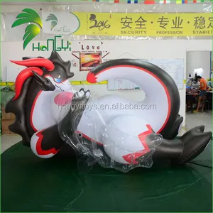 Custom Best Quality Giant Inflatable Lay Cartoon Dragon Sex / PVC Hongyi Toys Inflatable Sexy Dragon Animal With SPH