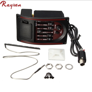 Bán buôn 5 ban nhạc EQ Acoustic Guitar Pickup nhạc cụ dây phụ kiện - Product Image 5