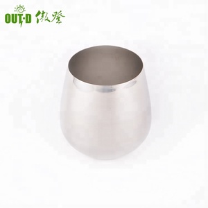 Tasses à <span class=keywords><strong>whisky</strong></span> sans pied en acier inoxydable 304 Coolware - Product Image 5