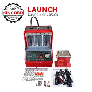 Migliore Il Lancio di CNC 602A cnc 602 una Macchina Per La Pulizia Iniettore di Carburante Per Auto di lancio cnc602a cnc-602 iniettore cleaner e tester 6 cilindro