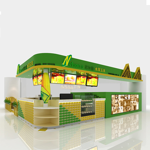 Por Encargo de comida del <span class=keywords><strong>Centro</strong></span> Comercial <span class=keywords><strong>Cafetería</strong></span> Quiosco Bar de Zumos Kiosco Para La Venta - Product Image 5