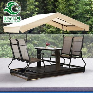 Sedia a Dondolo <span class=keywords><strong>da</strong></span> <span class=keywords><strong>Giardino</strong></span> a 4 Posti per Adulti, Nuovi Design Vendutissimi - Product Image 2