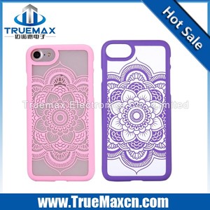 Fábrica al por mayor para el iphone 7 Caja Del Teléfono En Relieve Hollow <span class=keywords><strong>Stramonium</strong></span> PC, para el iphone 7 Caso - Product Image 3