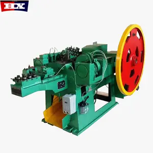 Low price common screw spike nail making machine