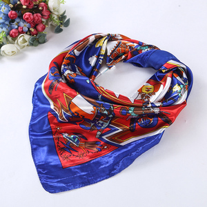NO MOQ High Quality <strong>Silk</strong> Twill <strong>Scarf</strong> Printed Design square <strong>Head</strong> <strong>Scarf</strong> Women <strong>Sleep</strong> Hair Satin <strong>Silk</strong> <strong>Scarf</strong> - Product Image 3