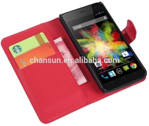 cas de téléphone portable de luxe en cuir cas pour <span class=keywords><strong>wiko</strong></span> bloom - Product Image 2