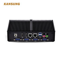Mini PC Kansung K330P para Uso Empresarial, Doble Núcleo Intel Core I3, Sin Ventilador, SSD, RAM DDR3, con Gráficos Intel HD