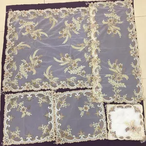 Home textile beaded tablecloth 16pcs