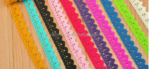 Nouveau design fleur coton indien guipure broderie dentelle - Product Image 5