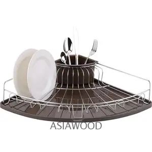 Égouttoir à vaisselle chromé portable, pont supérieur, support de séchage de la vaisselle (AWK115) - Product Image 1