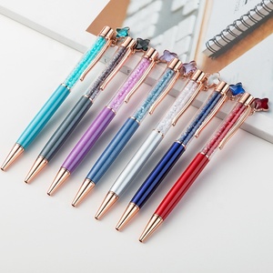 Promocional 1,0mm Crystal Rose Gold Planner Pen Metal con encanto atractivo - Product Image 1