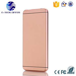 2018 de aluminio de gama alta 8000 mah banco de potencia delgado - Product Image 4