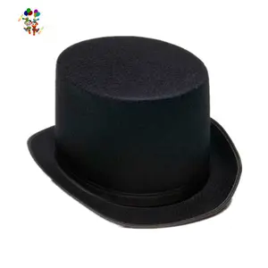 Western Party Style Gentleman Magician Black Felt Top Hats HPC-2095