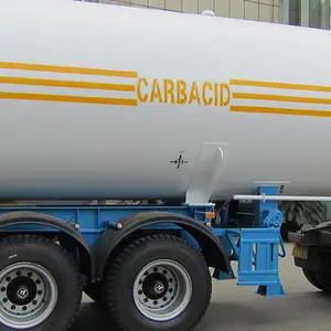 16mndr steel cryogenic liquid co2/o2/ gas transportation tanker